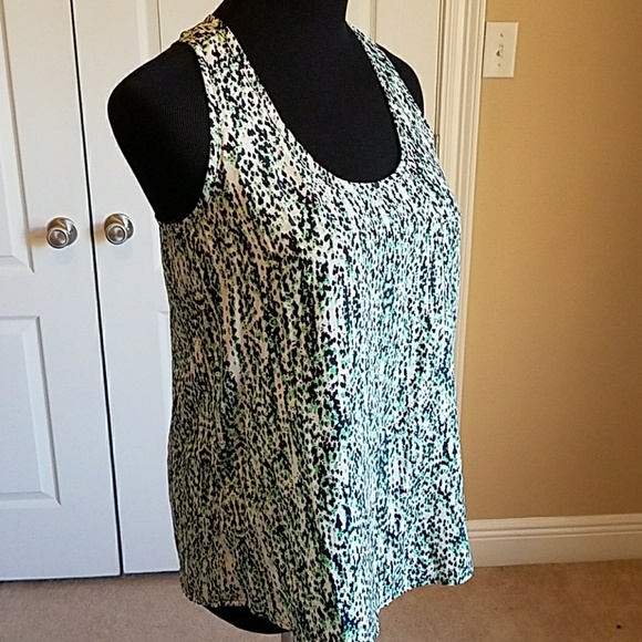 Watercolor racetrack tank - Picture 2 of 4